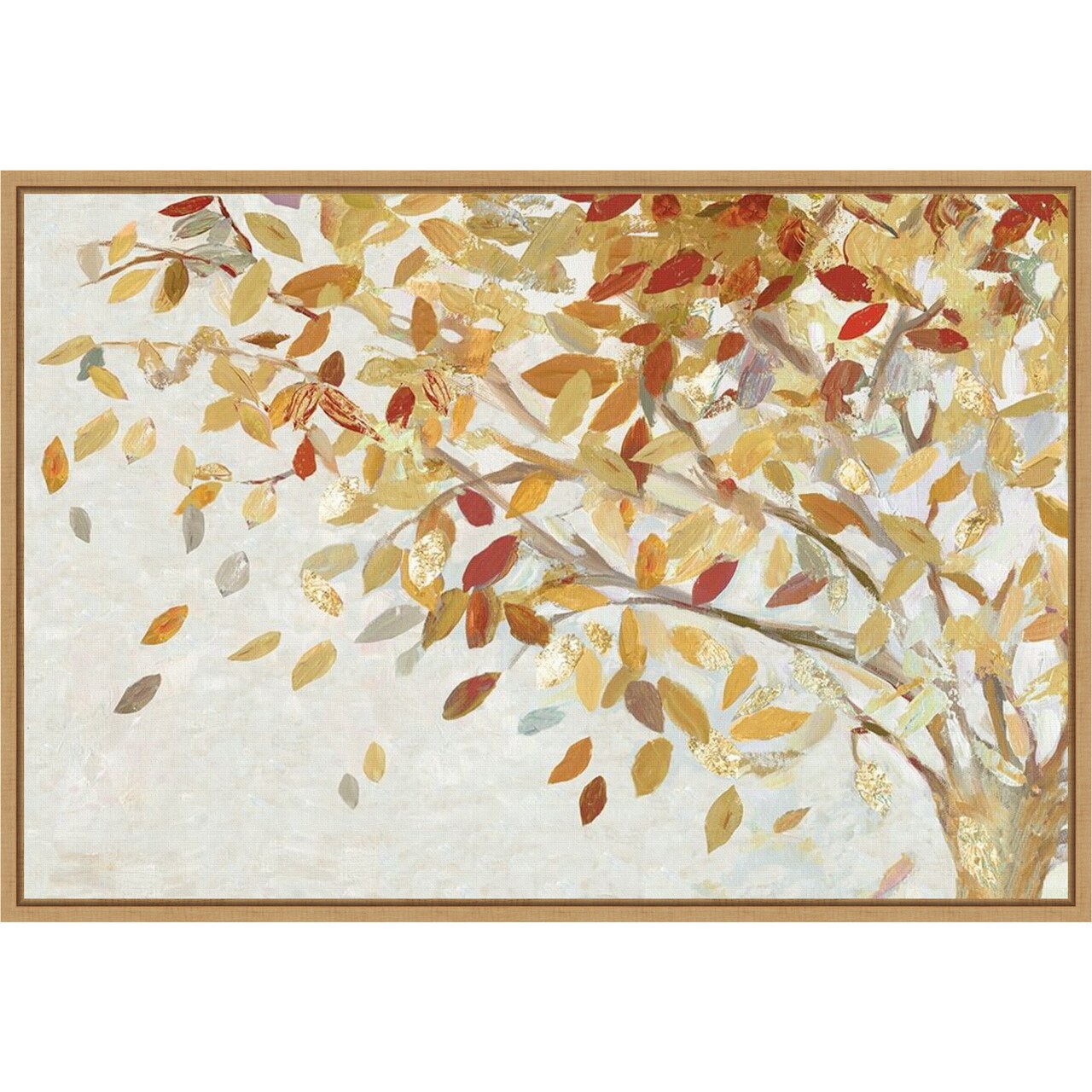 Whisper in the Wind I by Allison Pearce 23-in. W x 16-in. H. Canvas Wall Art Print Framed in Natural